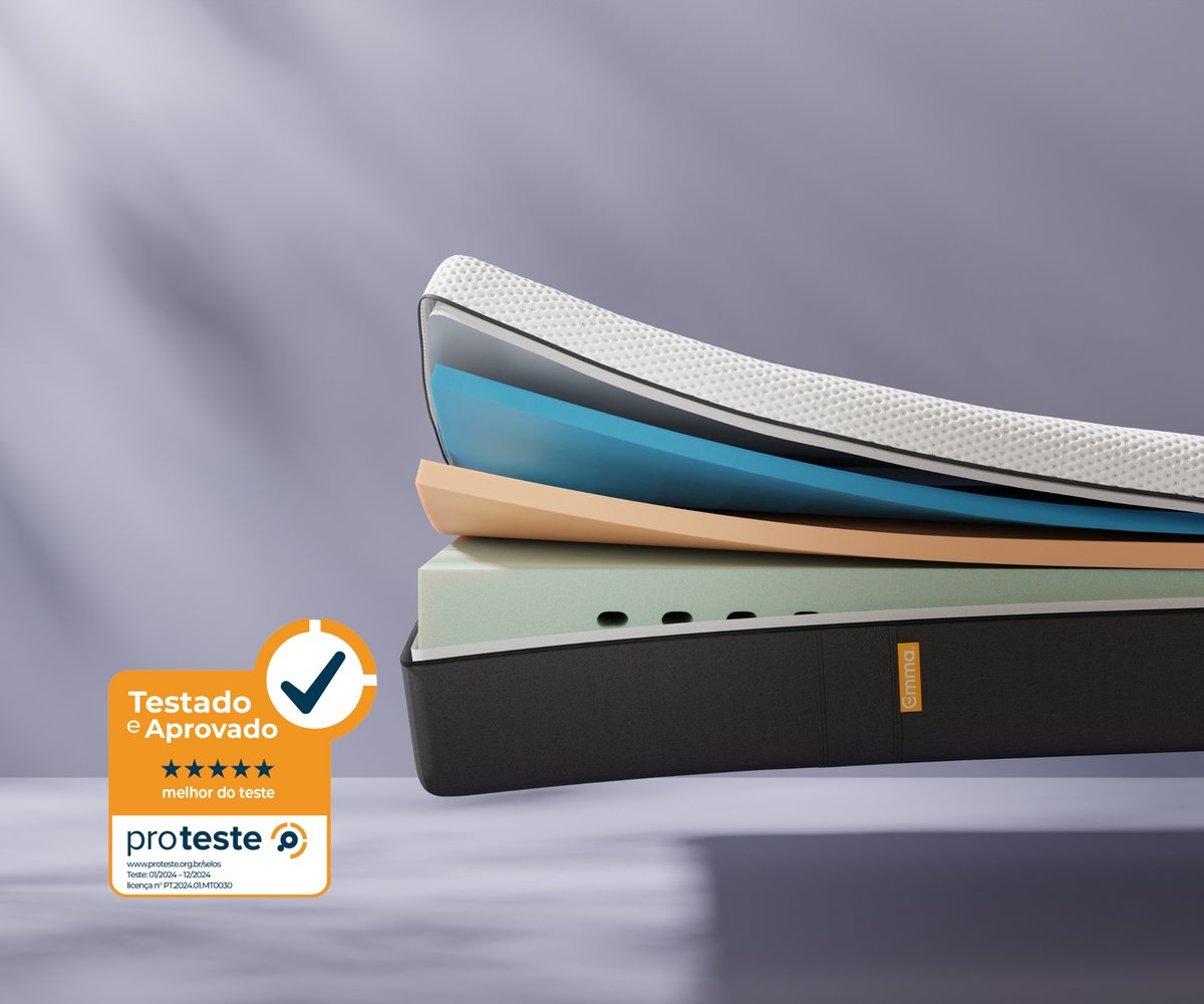 Kit Colchão Original + Travesseiro Antiestresse + Protetores de Colchão e Travesseiro